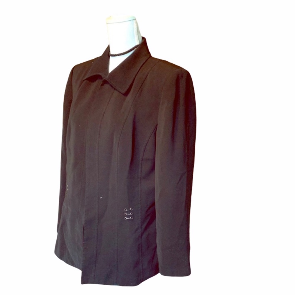 - Black jacket Kasper size 14 metal embellished